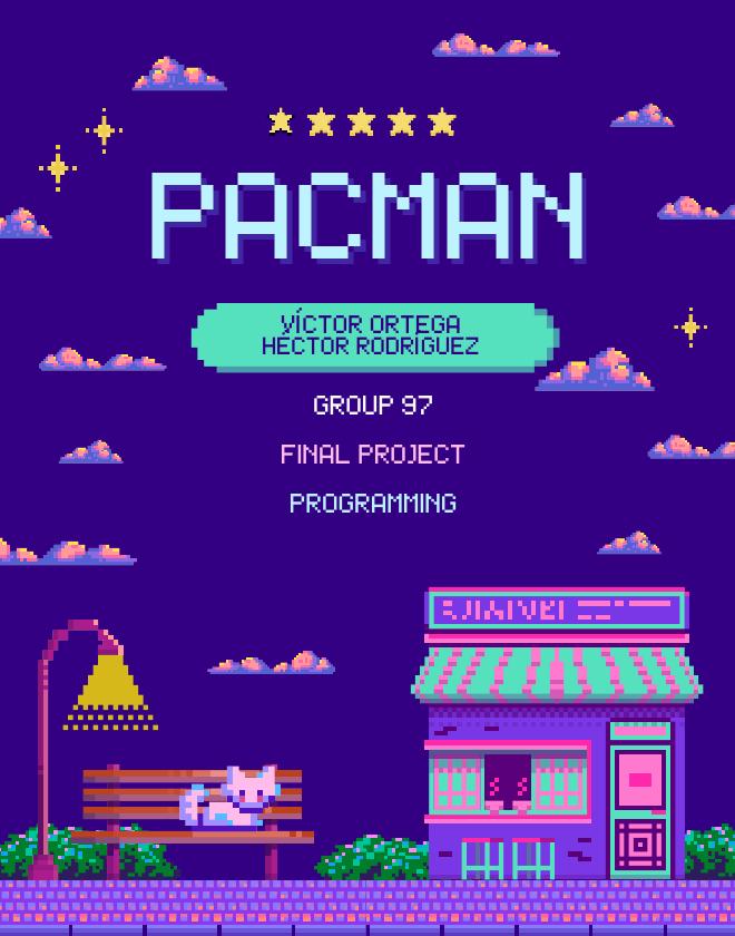 Pac-Man project report cover